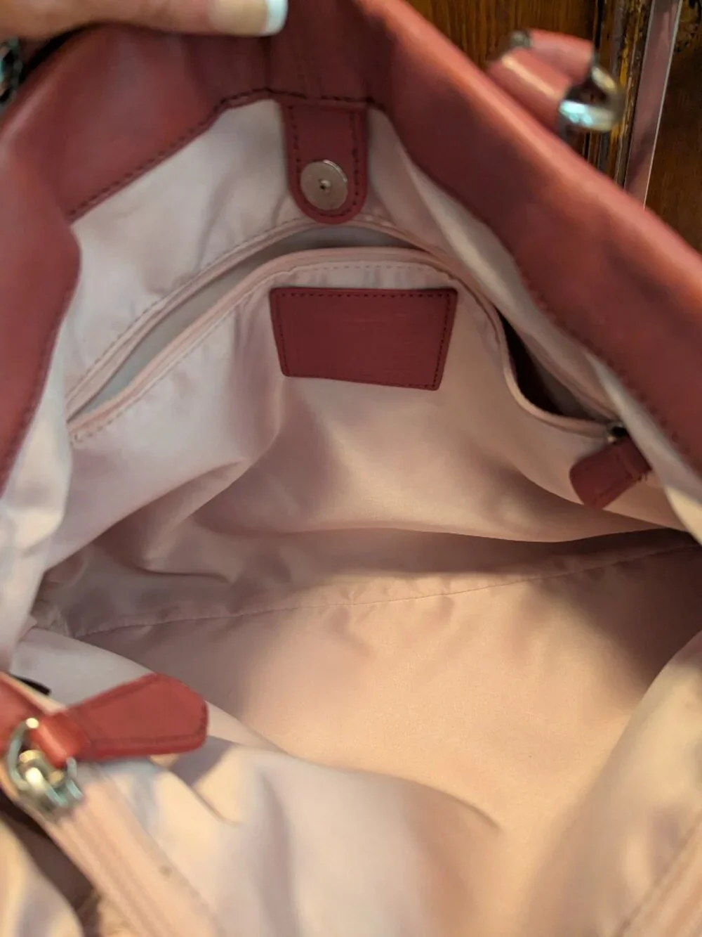 Coach Ashley F15513 Shoulder Bag – Dark Rose Pink